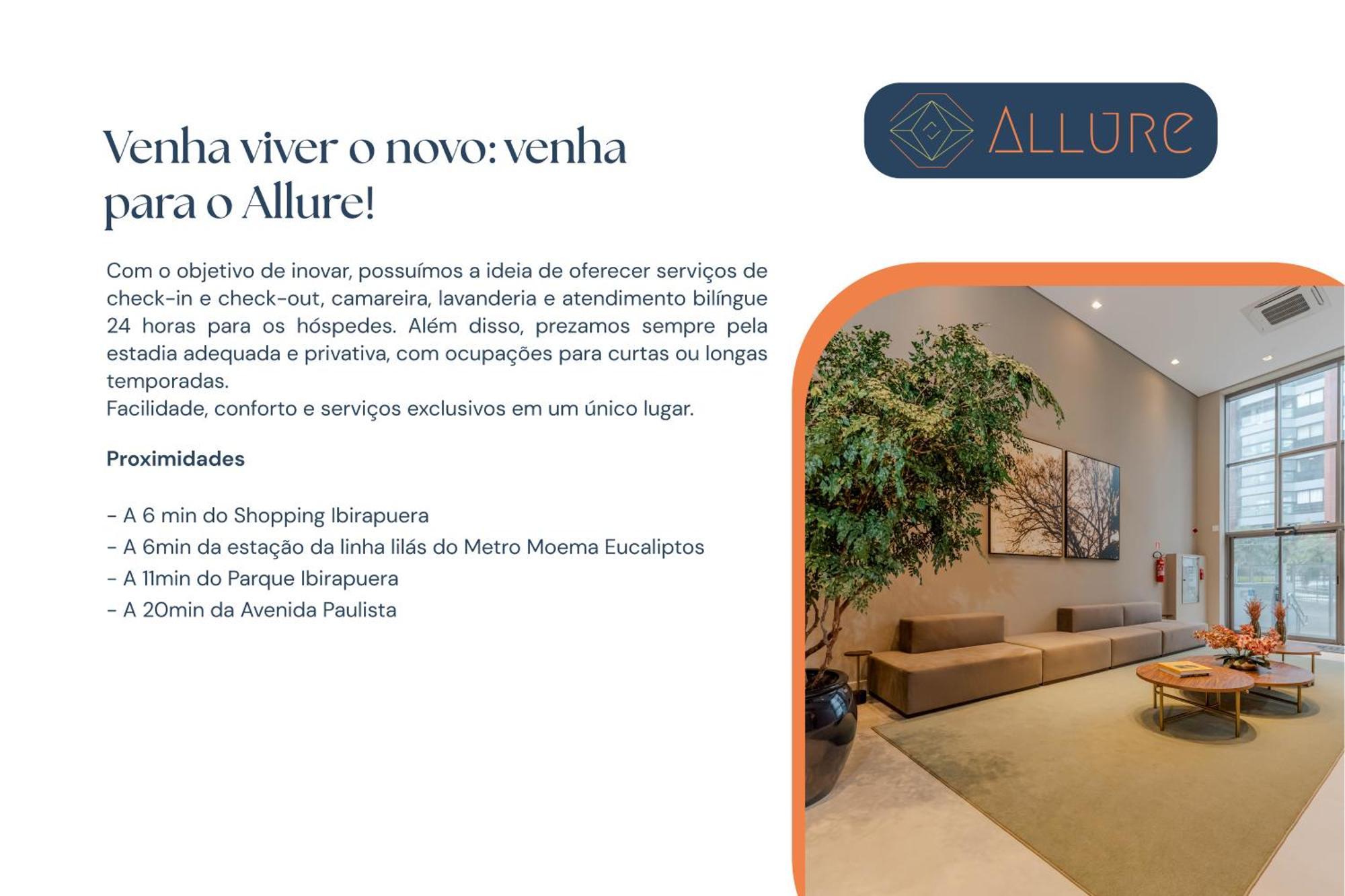 Apartamentos Studio Allure Moema - Com Cafe Da Manha Opcional, Recepcao E Valet 24 Horas São Paulo Exterior foto